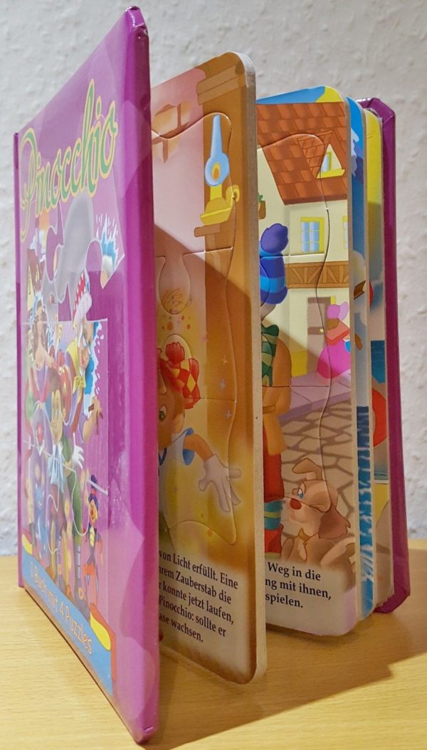 Pinocchio ! Bilderbuch mit 4 Puzzeln / Buch / Kinderbuch – Bild 3
